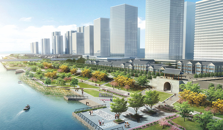 湖北省襄阳市江滩公园园林绿化项目